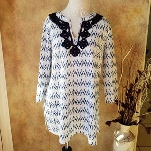 3 for 15 Liz Claiborne Navy Long Blouse